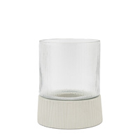 Zahara Hurricane Parchment 185x185xH260mm