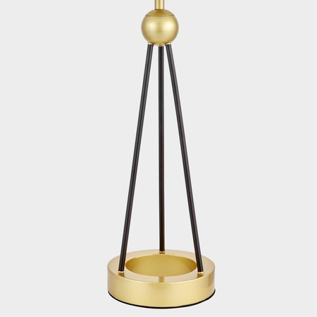 LAMPA NOCNA NOWOCZESNA CZARNO-ZŁOTA BELFORTE