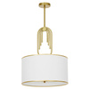 GLAMOUR LAMPA WISZĄCA BIAŁA ZANETTI TRIO