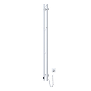 Elektryczny grzejnik łazienkowy Silhouette Quadro 90х1500 Sensor prawa, biały
