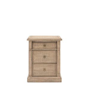 Vancouver 3 Drawer Bedside 520x450x650mm