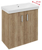 THEIA szafka umywalkowa 66,3x70x35cm, 2 drzwiczki, dąb Alabama