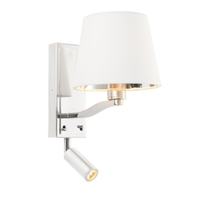 Harvey Wall Light Bright Nickel 285mm