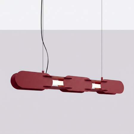 Lampa wisząca CHAIN 91 burgund LED 4000K