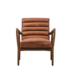 Fotel Datsun Vintage Brown Leather