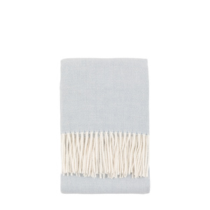 Cassis Herringbone Throw Blue 1300x1700mm