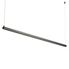 Lampa wisząca BEAM-120 LED - czarna oprawa liniowa