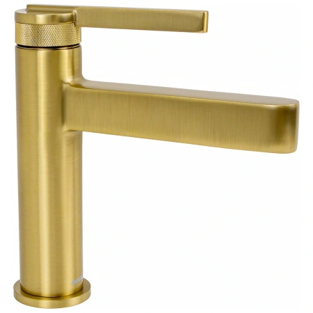 Bateria umywalkowa stojąca, złota