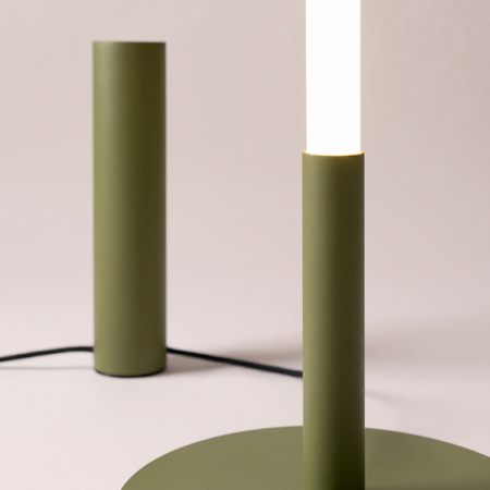 Lampa podłogowa TRANG zielona oliwka 3000K