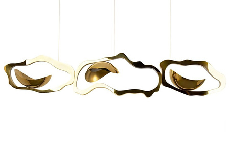 MOOSEE lampa wisząca CHAIN 210 złota