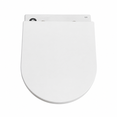 Zestaw RESORT REEL Miska WC podwiesz. Rimless ze spłukiwaniem wirowym & deska WC slim W/O biały połysk