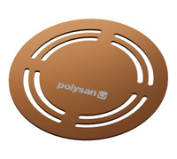 FLEXIA okrągła maskownica syfonu, złoto mat