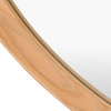 Copenhagen Pebble Mirror Oak 800x37x780mm
