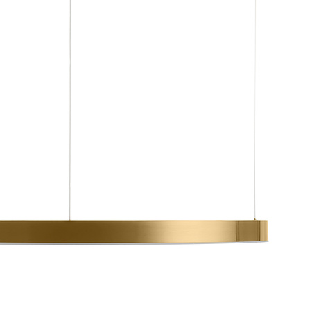 Lampa wisząca CIRCLE 100 cm - LED, ring mosiądz szczotkowany
