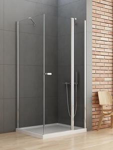 KABINA NEW SOLEO PROSTOKĄTNA U 100x70x195 CZYSTE 6mm ACTIVE SHIELD