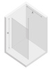 Kabina prysznicowa NESTA WALK-IN U 90x200 szkło czyste 8mm Active Shield 2.0 - WSPORNIK SUFITOWY