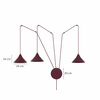 ABRAMO 3 BURGUNDY