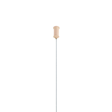 Lampa wisząca MODERNO  80 cm -kremowa z białymi kloszami