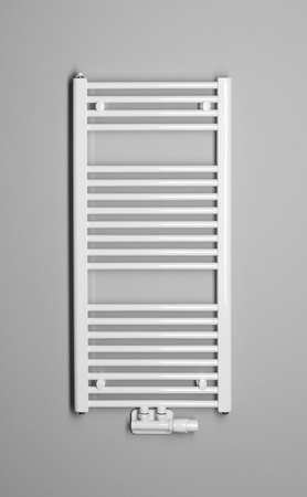 DIRECT grzejnik łazienkowy 450x960 mm, podłączenie środkowe, biały