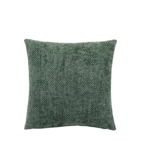 Basketweave Chenille Cushion Olive 2pk 450x450mm