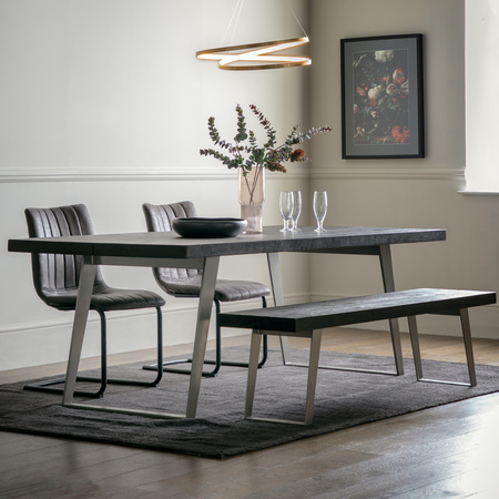 Newington Dining Table Black 1800x1000x770mm