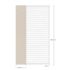 Panel boczny do pergoli BIZZOTTO OCEAN – Silk