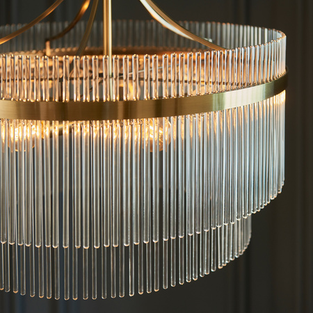 Marietta 5 Pendant Light Antique Brass