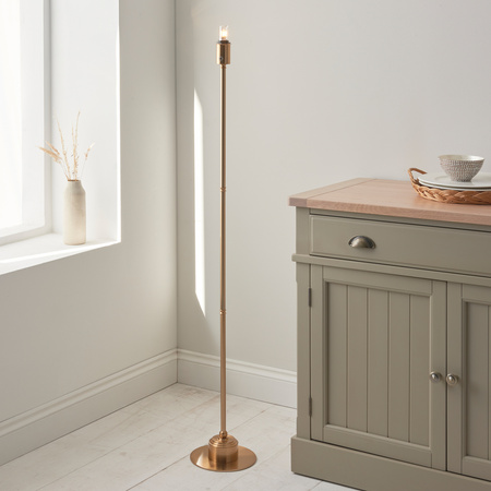 Burley Rechargeable Floor Lamp Base Aged Brass