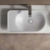 Zestaw VALET umywalka nablatowa 64 cm, korek klik klak, Miska z Deską WC biały mat