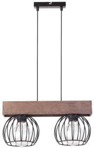 MILAN 2 lampa wisząca BRĄZOWY
