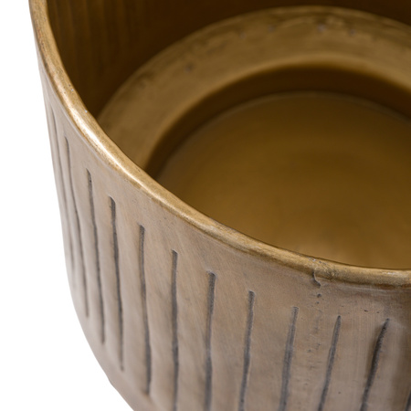 Elda Planters Gold Set of 2