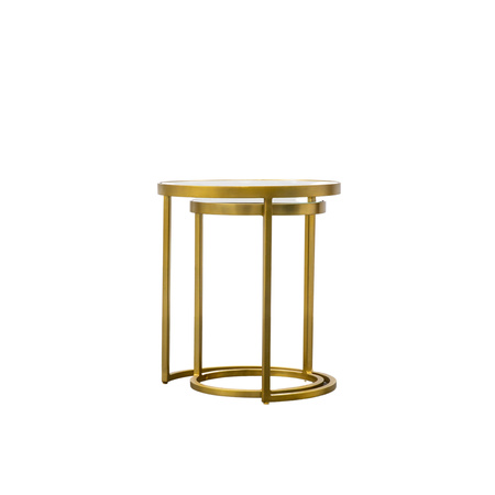 Zestaw dwóch stolików Rowe Gold