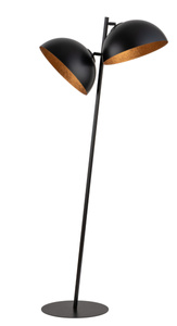 SFERA lampa podłogowa czarny/miedziany
