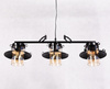 LAMPA WISZĄCA INDUSTRIALNA LOFT CZARNA CAPRI TRIO