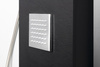 SPIRIT SQUARE panel prysznicowy z baterią termostatyczną 250x1550mm, czarny