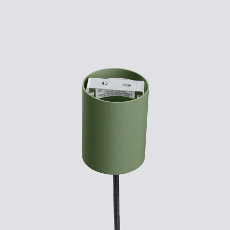 Lampa wisząca ESTRIA 1 beżowa/zielona oliwka