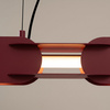 Lampa wisząca CHAIN 91 burgund LED 3000K