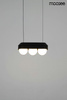MOOSEE zestaw 2 lamp wiszących DROPS 3 czarny