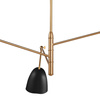 Lampa wisząca RAGNO czarna 150 cm