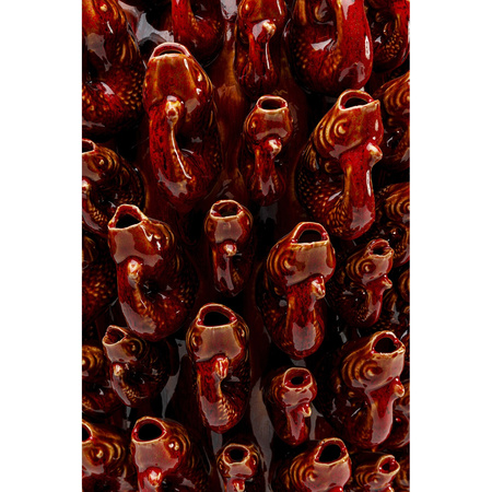 KARE wazon dekoracyjny GOLDFISH 63 cm     czerwony