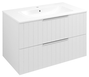 CIRASA STRIP szafka pod umywalkę 79,8x52x46cm, biały mat