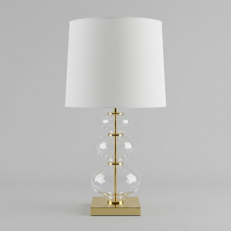 LAMPA NOCNA BIAŁO-ZŁOTA BRISTON