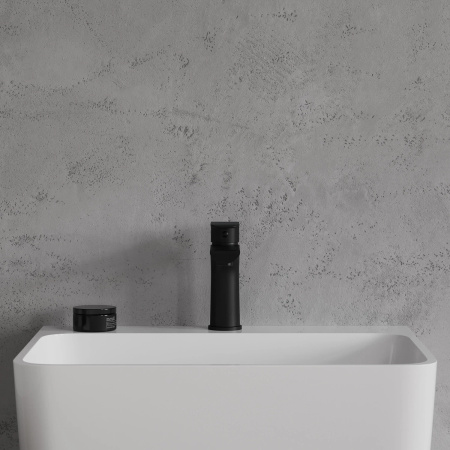 SACRAMENTO bateria umywalkowa, czarny mat