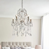 Berkley 5 Pendant Light Aged Silver