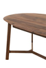 Madrid Ext Dning Tble Walnut  2000/2500x1000x760mm