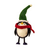Preston Penguin with Red Scarf 70x60x150mm