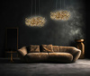 MOOSEE lampa wisząca MONETE 80 złota
