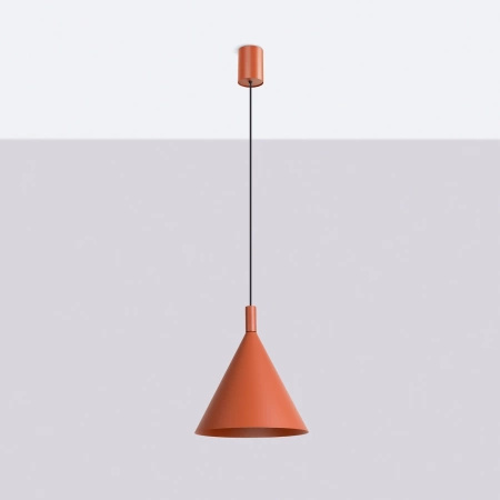Lampa wisząca NOX 25 ochra czerwona