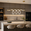 Lampa wisząca FANTASIA LONG LED złota 120 cm