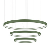 Żyrandol RIO 3 55/78/110 zielona oliwka LED 4000K